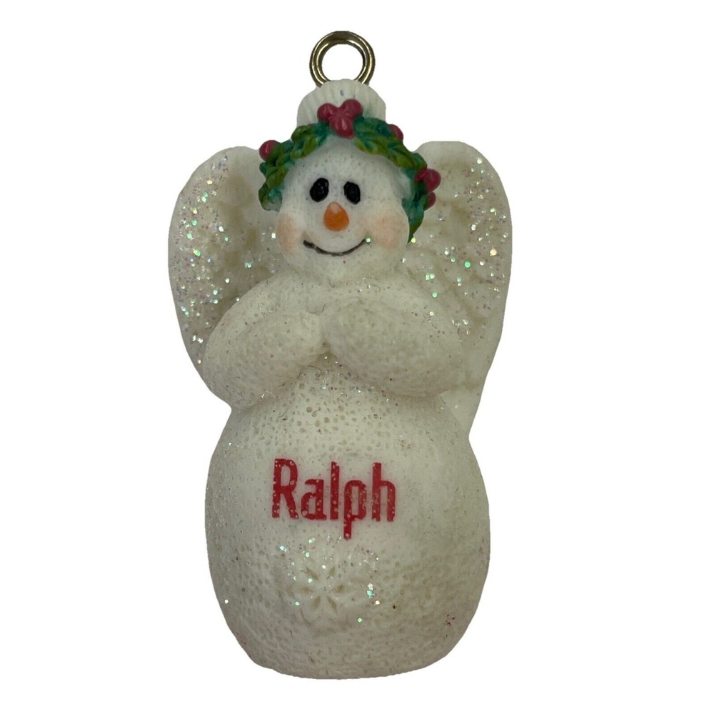 Ganz‎ Ralph Snowman Angel Christmas Ornament